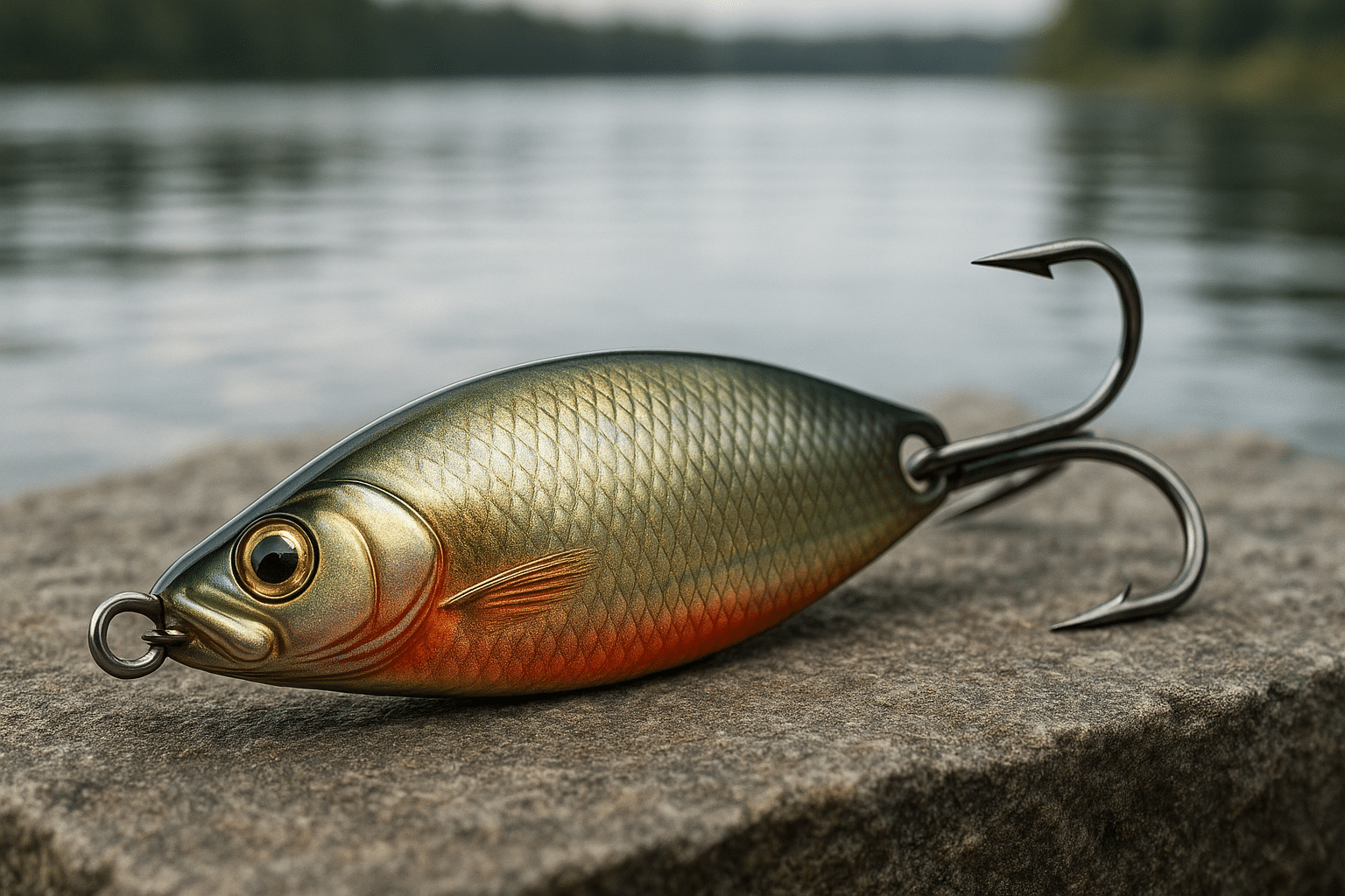 cuillere peche au leurre